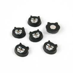 Magnet Black Kitty Cat 6 pcs