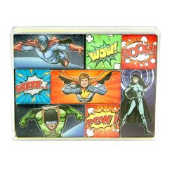 Magneter Superhjälte-comics 8 styck