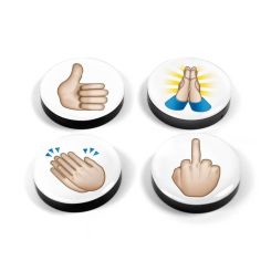 Magnetic Emoji hands 4 pcs 