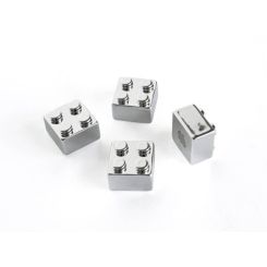 Magnetic Chrome Bricks 4 pcs