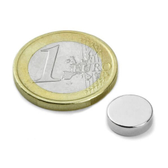 Neodym disc magnet, 10x3 mm