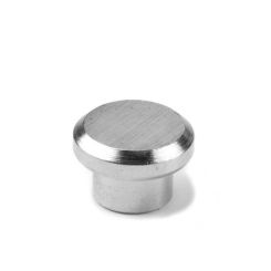 Brushed steel board magnet 12x9 mm