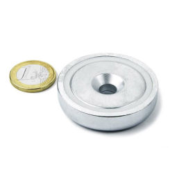 Undersænket pottemagnet 48x11,5 mm