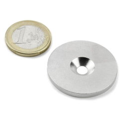 Undersænket metalskive 34 mm