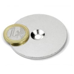 Undersænket metalskive 52 mm