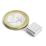 Neodym block magnet, 10x10x5 mm
