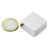 Neodym blokmagnet, 25x25x13 mm