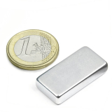 Blokmagnet 30x15x6 mm