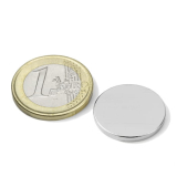 Skivemagnet 20x2 mm N52