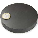 Skivemagnet 100x15 mm ferrit