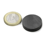 Skivemagnet 25x5 mm ferrit
