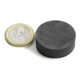 Skivemagnet 30x10 mm ferrit
