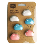Note on the cloud, colored (6 pcs.)