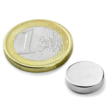 Neodym disc magnet, 12x4 mm