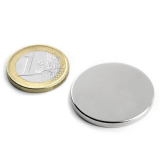 Neodym disc magnet, 30x3 mm