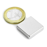 Neodymium Blokmagnet 20x20x5 mm