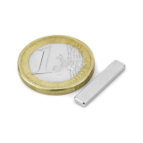Neodym blokmagnet, 20x4x2 mm