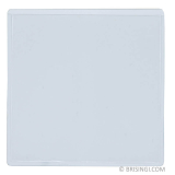 Magnetlomme 6x6 cm, hvid