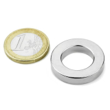 Neodym ringmagnet, Ø 26,75/16 mm, 5 mm 