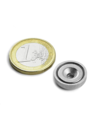 Countersunk pot magnet 16x4,5 mm