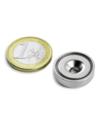 Försänkt gripmagnet 16x4,5 mm