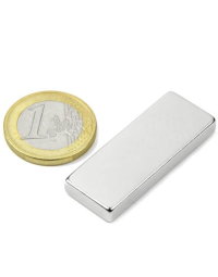 Neodym blokmagnet 40x10x5 mm