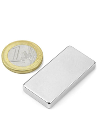 Neodym blokmagnet 40x20x5 mm
