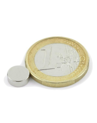 Neodym disc magnet, 8x3 mm