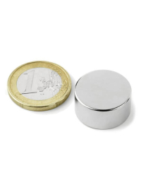 Neodym skivemagnet, 20x10 mm