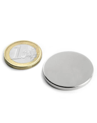Neodym disc magnet, 30x3 mm