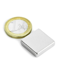 Neodymium Blokmagnet 20x20x5 mm