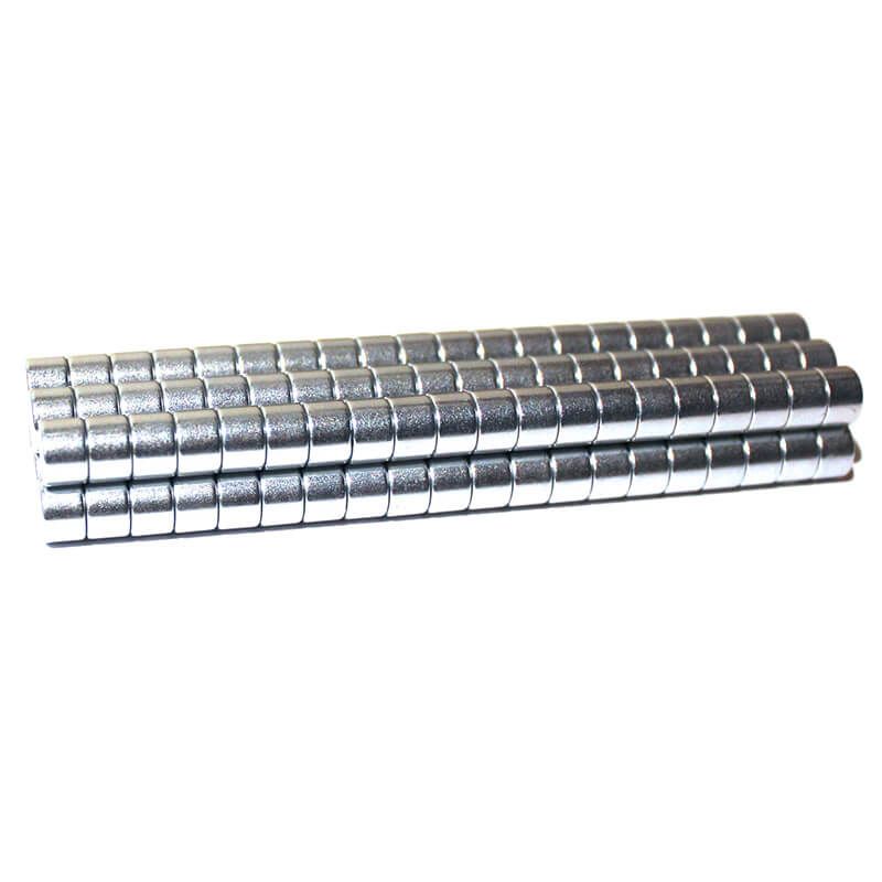 Disc magnet 6x4 mm, zinc
