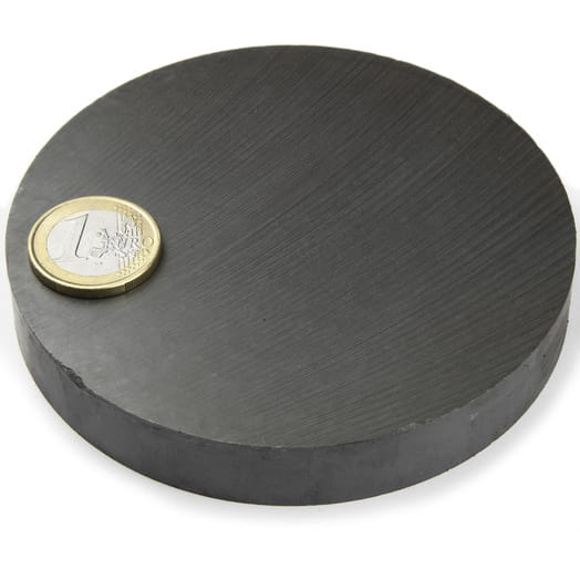 Disc magnet 100x15 mm ferrite