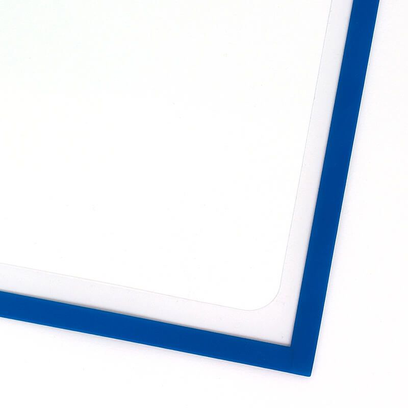 Open magnetic writing frame, A4 blue