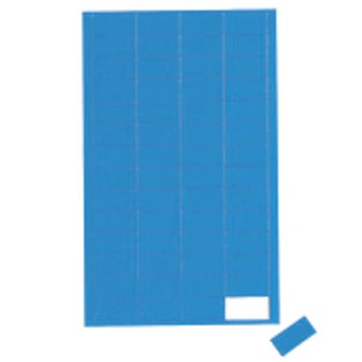 Magnetic symbols, small blue rectangles (56 pcs)