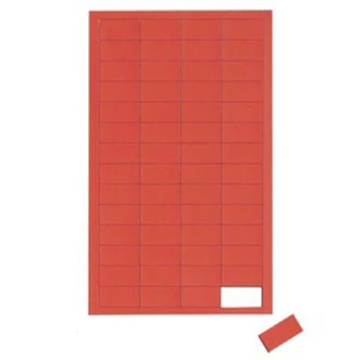 Magnetic symbols, small red rectangles (56 pcs)