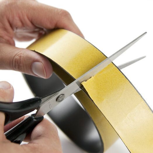 Magnetic tape (self-adhesive): Width 40 mm