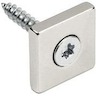 Screw-on magnets