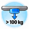 Mere end 100 kg