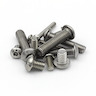 Machine screws with button head