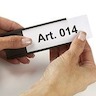 Magnetic shelf labels