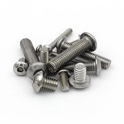 Machine screws with button head