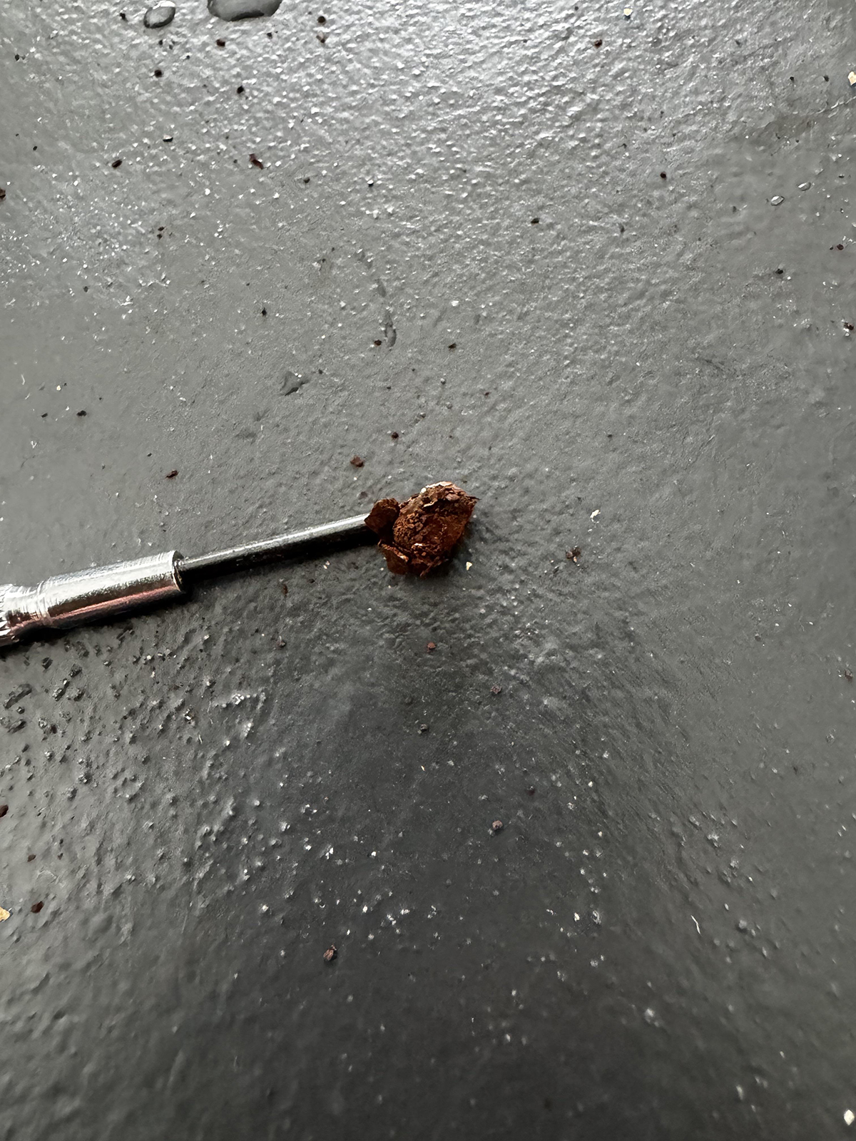 This magnet has almost crumbled to powder